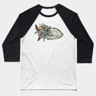 turtle shell flower Baseball T-Shirt